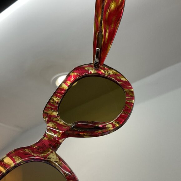eyebobs Found Her Red Multicolor tinted polarized Big Oversized Sunglasses main image 8